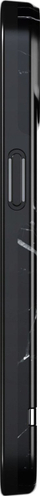 Kapak telefoni Richmond &amp; Finch Black Marble për iPhone 13, plastik, i zi