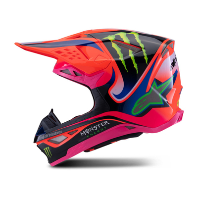 Helmetë motocross Alpinestars Supertech M10 Deegan Monster, madhësia M, shumëngjyrëshe