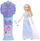 Kukull Disney Frozen Elsa Jewel Reveal, me aksesorë, lodër surprizë, shumëngjyrëshe