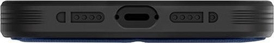 Mbrojtëse telefoni Uniq Transforma për iPhone 14 Plus 6.7", me mbajtëse, shkon me MagSafe, blu