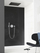 Panel termostatik dushi Grohe Grohtherm 2-way Aquadimmer, dy-drejtimësh, TurboStat, krom argjendtë