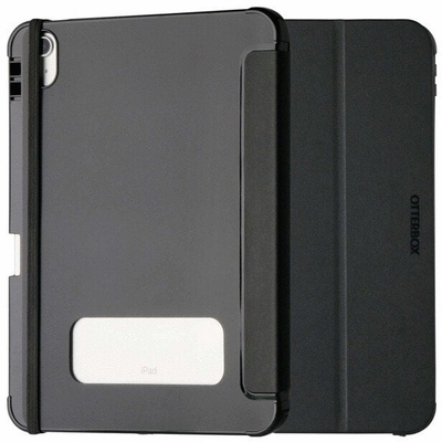 Kapak folio Otterbox React për Apple iPad 10, i hollë, i zi