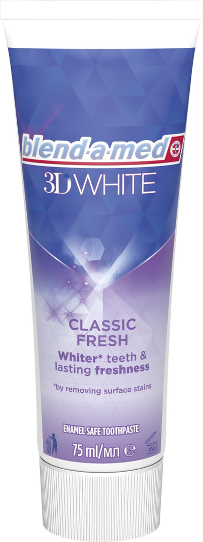 Pasta dhëmbësh Blend-a-med 3D White, efekt zbardhues, 75 ml