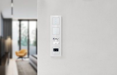 Ndërprës muri smart Avatto N-TS10, WiFi, 3 butona touch, i bardhë