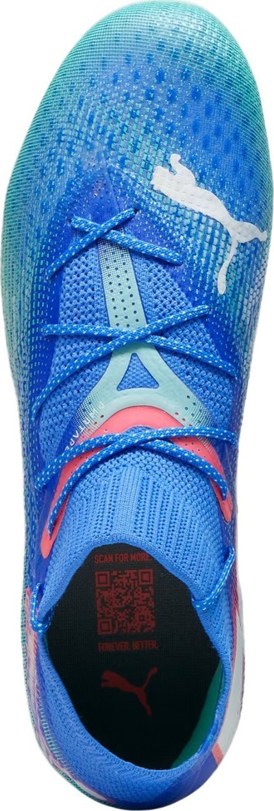 Këpucë futbolli Puma FUTURE 7 Ultimate MxSG 107918 01, për burra, për fushë me bar natyral, blu