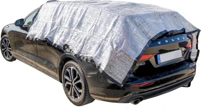 Засолниште со сенка за кучиња Active Canis Shade Cover L, 4x4 m, HDPE алуминиум, сиво