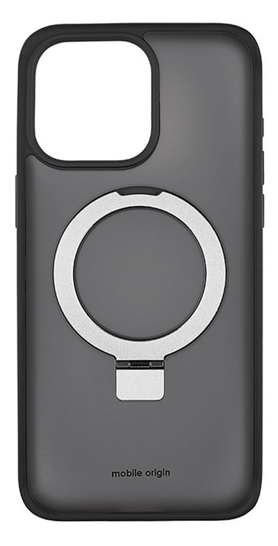 Mbrojtëse për celular Mobile Origin RingMag për iPhone 15 Pro, e zezë