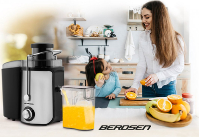 Shtrydhëse frutash Berdsen BD-750, 600W, 0.5L, e zezë