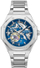 Orë për meshkuj Kenneth Cole Automatic Skeleton KCWGY0058901, e argjendtë