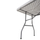 Tavolinë palosëse catering HomeMarkt, plastike, 152x76x74cm, e bardhë