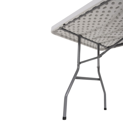 Tavolinë palosëse catering HomeMarkt, plastike, 152x76x74cm, e bardhë