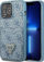 Kapak telefoni Guess GUHCP13LP4TPB për iPhone 13 Pro 13 6.1", mbron, me xhep për karta, blu