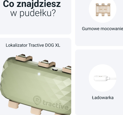GPS për qen Tractive Dog XL, gjurmues GPS, monitorim aktiviteti, i bardhë