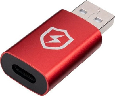 Adapter USB MicroConnect Safe Charging, USB A në USB C, bllokim i të dhënave, i zi