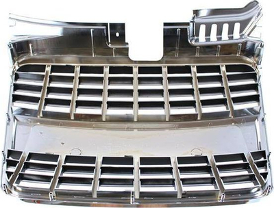 Grilë e përparme Audi S4 S8 Style, plastike, 2005–2009, krom me të zezë