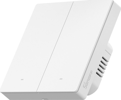 Çelës i mençur muri Sonoff SwitchMan M5 Matter, 2 kanale, i bardhë