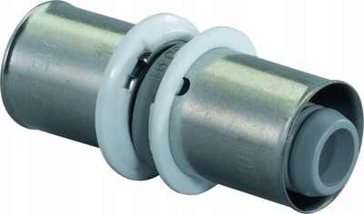 Konector Uponor S-Press Plus PPSU, 25 mm, i drejtë, gri