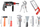 Kuti veglash lodër A Toy Tool Box, set me vegla plastike, 30 cm, blu