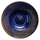 Pjatë e thellë porcelani Deep Blue, 28.5 cm, glaze reaktive, blu e errët