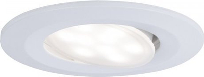 Set spotesh LED për banjo Paulmann 99922, 60W, 10 copë, e bardhë mat