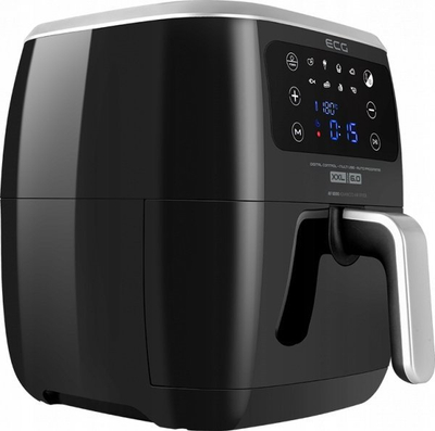 Фритеза со жежок воздух ECG AF 6000, 7L, 1800W, црна