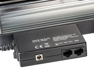 Dritë LED studio Walimex Pro Sirius 160, 65W, bi-color, e zezë
