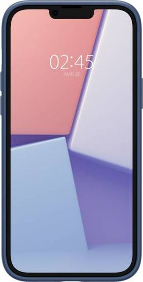 Kapak telefoni Spigen Silicone Fit Mag MagSafe, për iPhone 14 Plus, silikon, blu navy