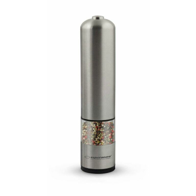Mulli për piper Esperanza Sarawak EKP002, çelik inox, i argjendtë