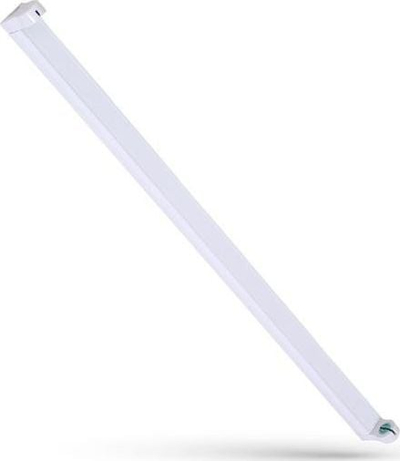 Сет 25 држачи Spectrum LED T8, 150cm, G13, пластични, бели