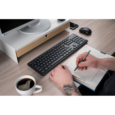Tastierë pa tel Savio KB-02, USB 2.4GHz, me tastierë numerike, e zezë