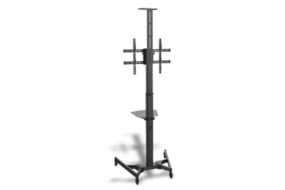 Karrocë me rrota për TV Digitus DA-90370, 37"-70", deri 50 kg, me rafte, e zezë