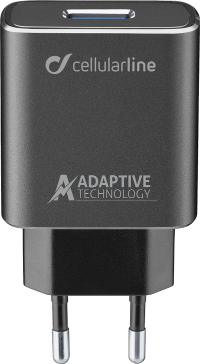 Karikues muri Cellularline Extreme Charger Kit, USB 2.0, me kabllo USB‑C, i zi