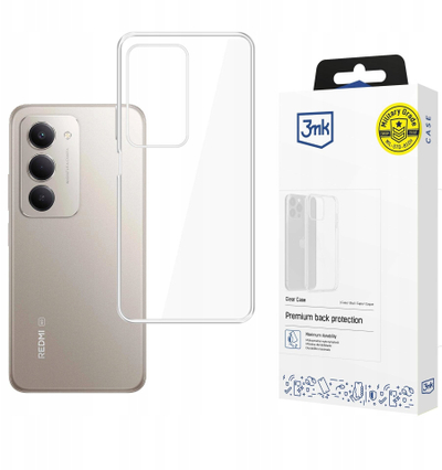 Mbulesë mbrojtëse 3mk Clear Case për Redmi 15 5G, transparente