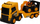Lodër kamion transporti JCB Teamsterz, me eskavator 18 cm, i verdhë me të zi