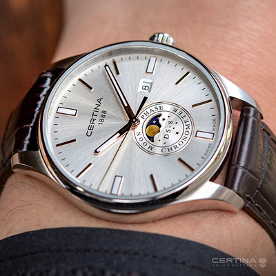 Orë dore Certina Moon Phase C033.457.16.031.00