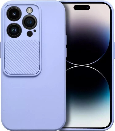 Maskë slide për iPhone 14 Pro, TPU i butë, mbrojtje kamere, lejla