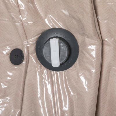 Qese kompresuese me varëse Air Coat, madhësia L, transparente