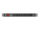 PDU për rack 19" 1U, 8 porta IEC C13, 16A, hyrje C20, i zi