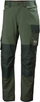 Pantallona pune Helly Hansen Oxford 4X për burra, me xhepa për mbrojtëse gjuri, jeshile e errët