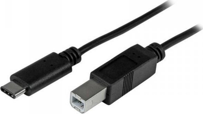 Kabllo USB StarTech USB C n’ USB B, 2 metra, USB 2.0, e zezë