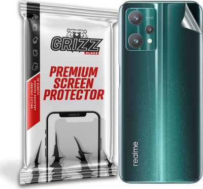 Folie mbrojtëse mbrapa GrizzGlass për Realme 9 Pro, përfundim sateni, transparente