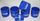 Lidhës silikoni TurboWorks Connector Blue, 67mm, blu