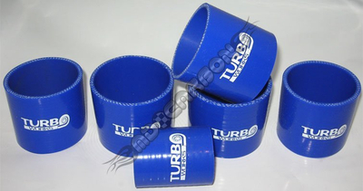 Lidhës silikoni TurboWorks Connector Blue, 67mm, blu