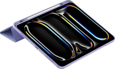 Kapotë tablet Tech-Protect SC Pen për iPad Pro 13" 2024, silikon, me qëndrim, vjollcë