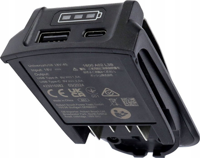 Stacion karikimi Bosch Home and Garden 1600A02WS1, USB, 18V, jeshil