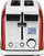 Toaster Philco PHTA 4016, 950W, 2 feta, i kuq inox