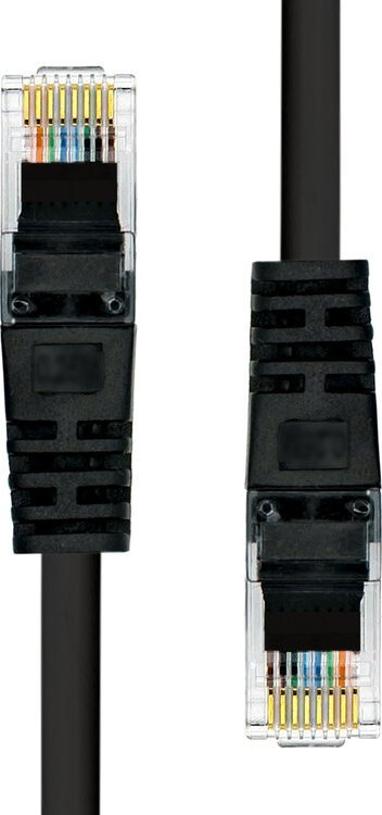 Kabllo rrjeti ProXtend CAT5e U UTP, 30 cm, RJ45, e zezë