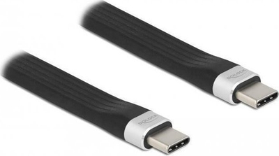 Kabllo USB DeLOCK USB 3.2 Gen 2, USB‑C me USB‑C, 13.5 cm, e zezë