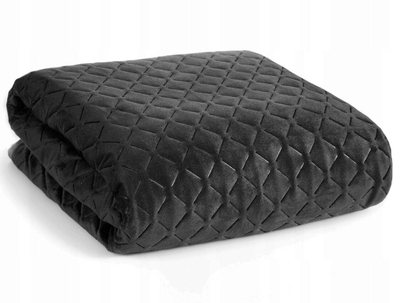 Batanije Economy Blanket Microfiber, 140x200 cm, 100GSM, gri e errët