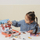 Puzzle magnetik druri Viga Dress the Teddy Bears, Montessori, për fëmijë 18+ muaj, shumëngjyrësh